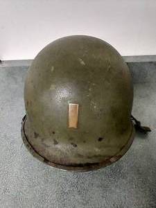 lot 265 image: Vietnam Era Army Helmet & Liner