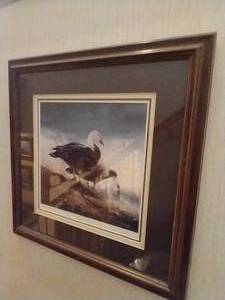 lot 278 image: Signed Terry Redlin Print - Blue Geese