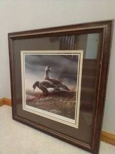 lot 280 image: Signed Terry Redlin Print - White-Fronted Geese