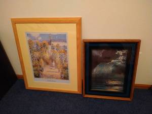 lot 287 image: (2) Framed Art Pieces