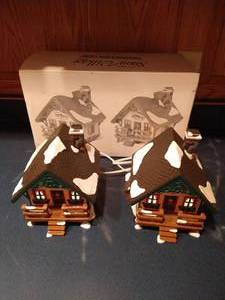 lot 292 image: Dept 56 Snow Village - Fishermans Nook Cabins