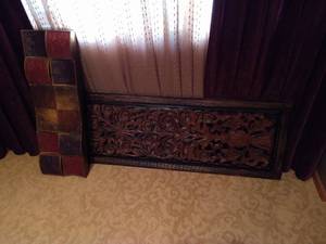 lot 311 image: (2) Large Wall Art Pieces