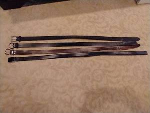 lot 316 image: (4) Leather Belts