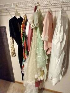 lot 329 image: Vintage Girls Dresses - Flower Girl, Etc.