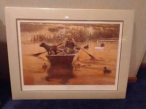 lot 343 image: Signed & Numbered Ducks Unlimited Print - Robert Abbett