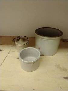 lot 349 image: (3) Small Crocks