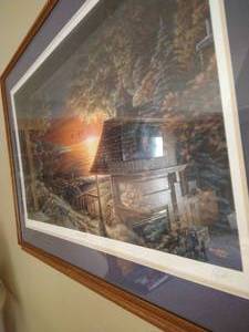 lot 380 image: Signed & Numbered Conservation Edition Terry Redlin Print - Sunset Retreat