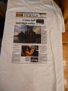 lot 389 image: T-Shirt With GF Herald Flood Cover