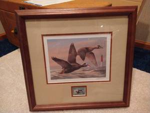 lot 446 image: Federal Duck Stamp Print - 1996 Wilhelm Goebel