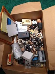 lot 447 image: Box of Miscellaneous Hardware, Etc.
