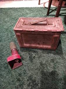 lot 457 image: Ammo Box & Miscellaneous Hardware