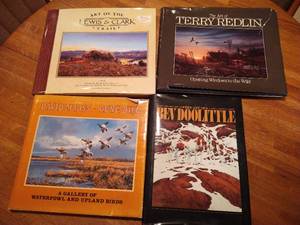 lot 484 image: (4) Books on WesternWildlife Art - One Signed by Author