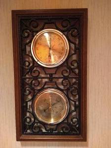 lot 490 image: Springfield Thermometer & Barometer