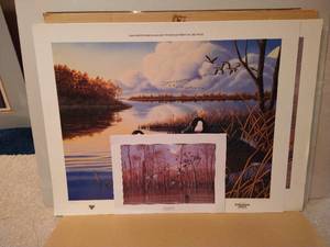 lot 493 image: Signed & Numbered Ducks Unlimited Prints