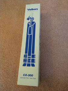 lot 514 image: Velbon Tripod cx300 in Box