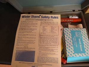 lot 568 image: Vintage Winter Survival Kit