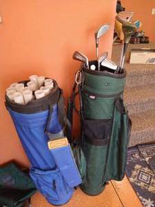 lot 578 image: Golf Cases & Clubs