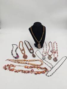 Beautiful Hand-Crafted Jewelry with Wire-Wrapped Geodes & More- 16 Pieces