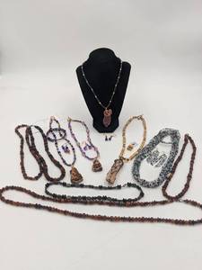 Beautiful Hand-Crafted Jewelry with Wire-Wrapped Stone & More- 17 Pieces