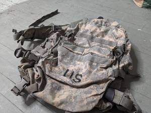 Vintage Tactical Digital Camouflage Military Backpack