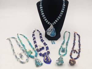 Lovely Hand-Crafted Artisan Jewelry-12 Pieces