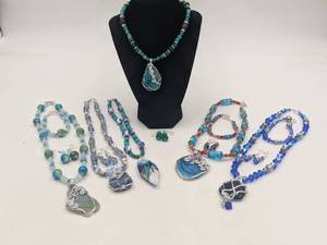 Gorgeous 12 Piece Collection of Hand-Crafted Jewelry