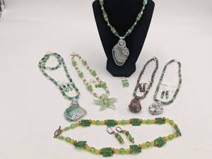 Tree Agate & Wire-Wrapped Geodes & Stones