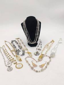 Lovely 19-Piece Hand-Crafted Jewelry Collection-Calcite, Quartz & More