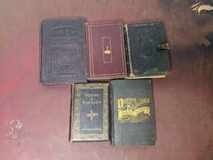5 Rare Antique Books
