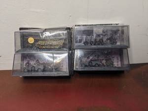 4 Limited Edition Vintage Die-Cast Military Tanks