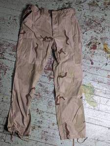 Vintage Desert Camouflage Pants-Size Large Long