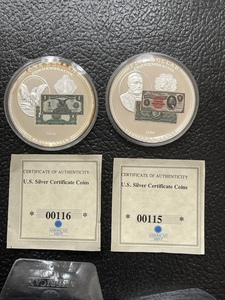 Silver Certificate Commemorative Coins