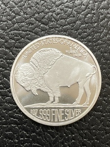 1 Ounce .999 Fine Silver Round