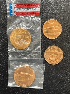 4 U.S. Mint Tokens