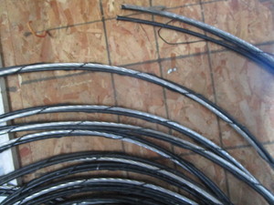 Aluminum wire 7 strand, weighs appr...