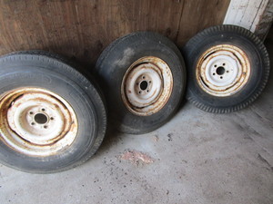 Rims five hole, 7.00-15T, two hold...