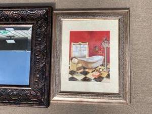 lot 39 image: Pretty Powder Room Art