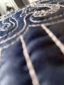 lot 42 image: Blue and Gray Bed Set