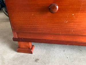 lot 188 image: Wood Dresser