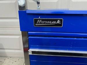 lot 52 image: Homak 2 Drawer Rolling Tool Cart