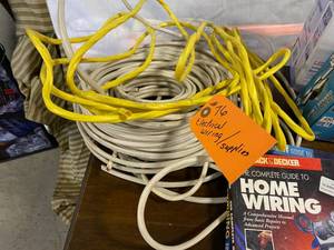 lot 76 image: Miscellaneous Electrical Wiring and Supplies
