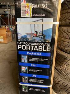 lot 93 image: New Basketball Stand, Hoop, Backboard