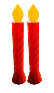 lot 132 image: Candles and Lollipops Light Up Blow Mold Holiday Decoration
