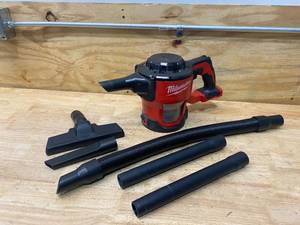 lot 55 image: MILWAUKEE M18 18-Volt Lithium-Ion Cordless Compact Vacuum (Tool-Only)