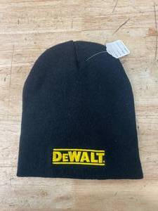 lot 60 image: DEWALT Embroidered Beanie (Black with Yellow Stitching)