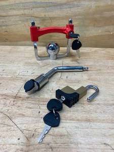 lot 65 image: TOWSMART Coupler Anti Theft Lock Kit