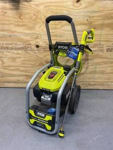lot 82 image: RYOBI 3300 PSI 2.5 GPM Cold Water Gas Pressure Washer with Honda GCV200 Engine