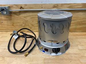 lot 88 image: MR. HEATER 80,000 BTU Convection Portable Propane Space Heater with 10 ft. Hose and Regulator