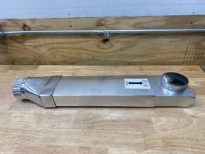 lot 91 image: DUNDAS JAFINE 28 in. to 45 in. Adjustable Space Saver Aluminum Dryer Vent Duct with Straight Outlet