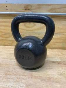 lot 94 image: 50 LB Kettle Bell Weight